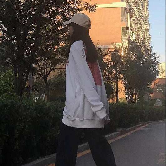 Women's Thin Hooded Sweater Women's Spring and Autumn Long-sleeved Loose-fitting Jacket Women