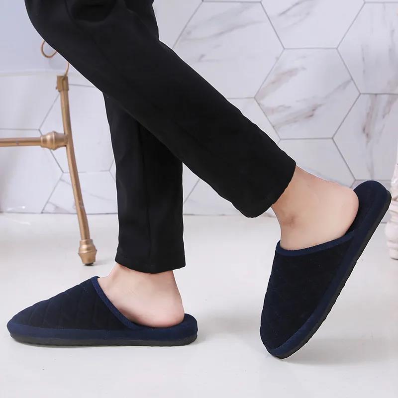 Household Cotton Slippers Four Seasons Men's and Women's Home Non-slip Warm Cotton Slippers