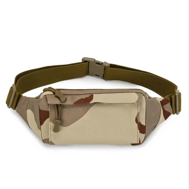 Leather Waist Bag Men's and Women's Messenger Multi-functional Waterproof Mountaineering Travel Outdoor Sports Small Bag