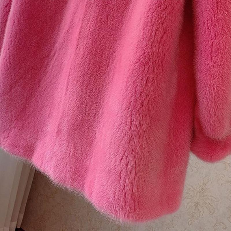 Winter Thicken Warm Fur Jacket Coat Women Casual Lamb Faux Fur Overcoat Fluffy Cozy Loose Outerwear Female