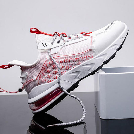 Summer Men's Air Cushion Running Shoes Korean Style Trendy All-match Shoes Breathable Sports Casual Shoes