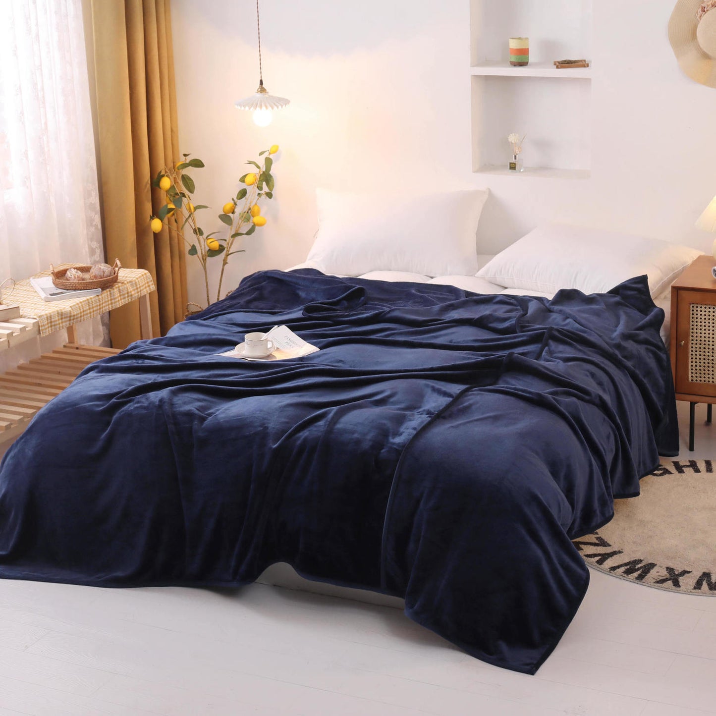 Winter Plush Bed Sheets Plush Double-sided Fleece Blanket Quilt Thickened Flannel Mattress Single Quilt Single Small Blanket To Keep Warm Nap Blanket
