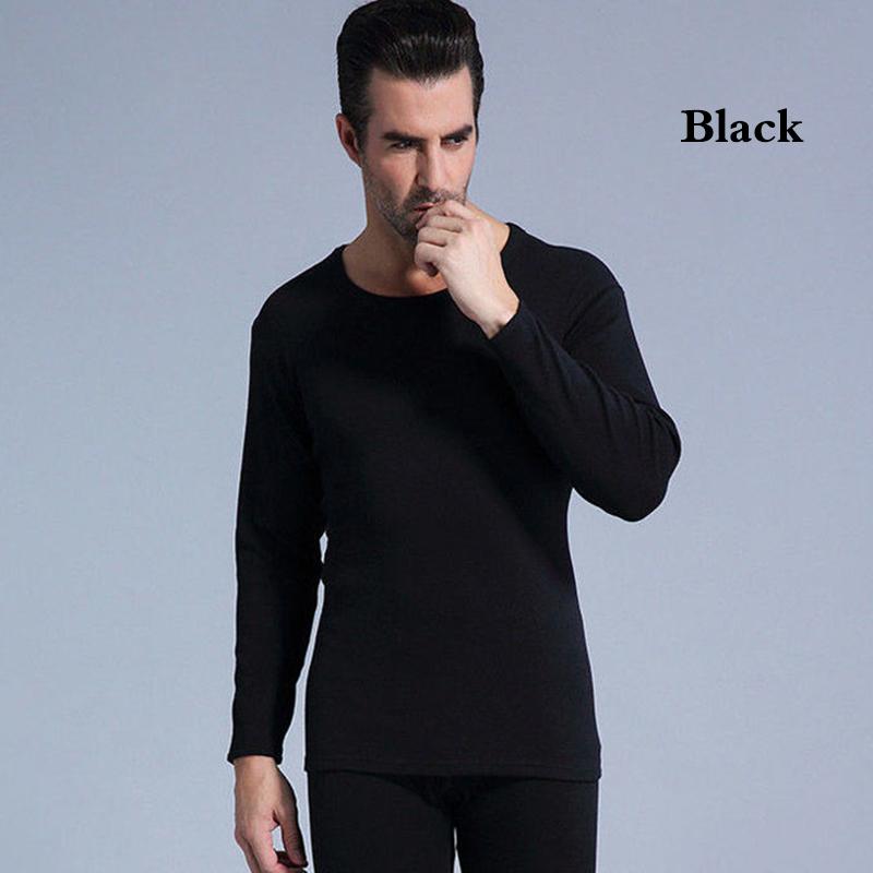 Men Winter Thermal Underwear O-neck Male Autumn Tight Suit Thicken Windproof Long Sleeve High Elasticity Slim Tracksuit Wearable Spring Pajamas