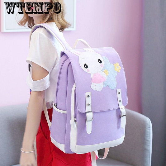 Fashion girl Backpack kids Backpacks Girls School Bags Canvas Travel Backpack