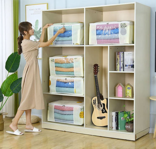 Non-woven Household Dust-proof Storage Bag Quilt Clothes Packing Bag Moving Clothes Sorting Bag