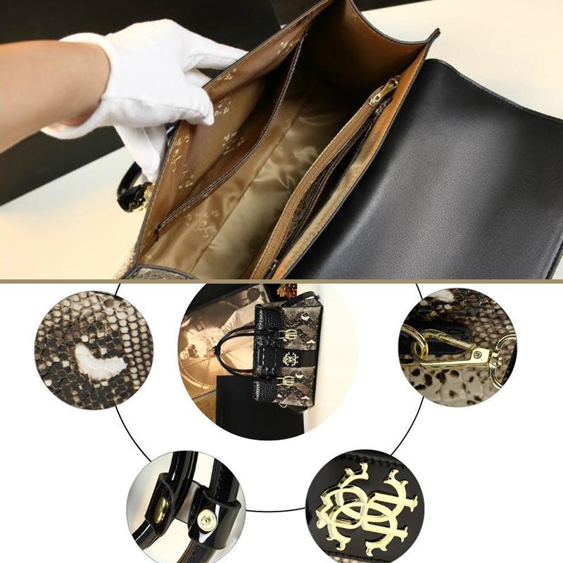 Atmospheric Crocodile Pattern Middle-aged Mother Bag Fashion Snake Pattern Leather Women's Bag Shoulder Messenger Handbag