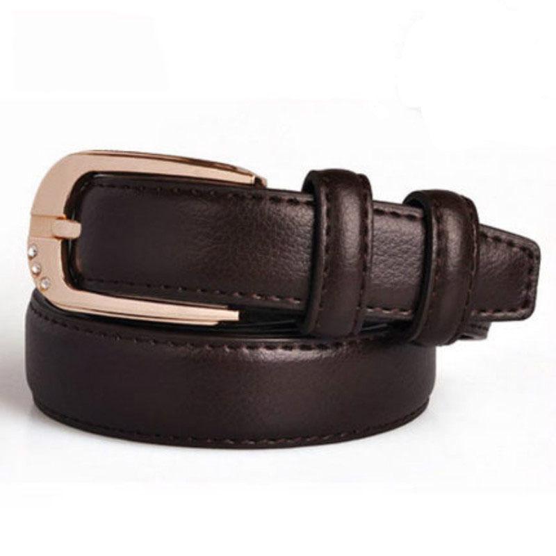 Women's belt simple versatile Korean decorative belt thin fashion belt