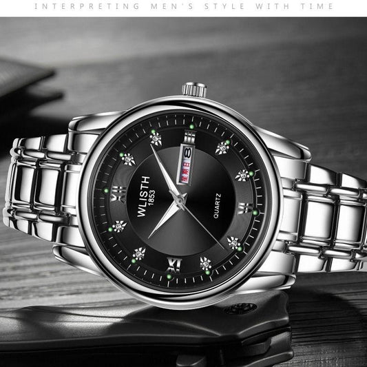 Waterproof Sports Men's Mechanical Watch Luminous Male Clock Men Business Steel Belt Watches