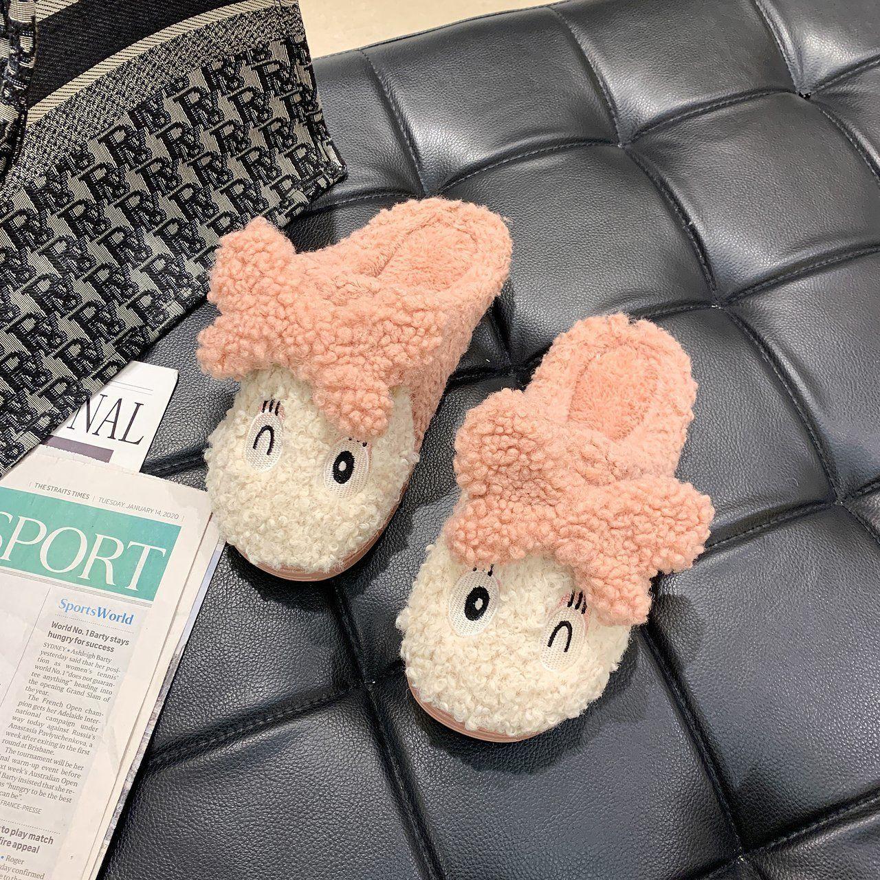 Autumn and Winter Cotton Slippers Non-slip Household Leisure Pure Cotton Floor Slippers