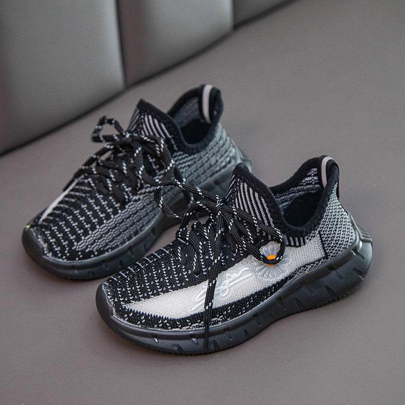 Unisex Children's Sports Shoes Children's Non-slip Coconut Shoes Comfortable and Lightweight Sports Running Shoes Breathable Schoolgirl Net Shoes
