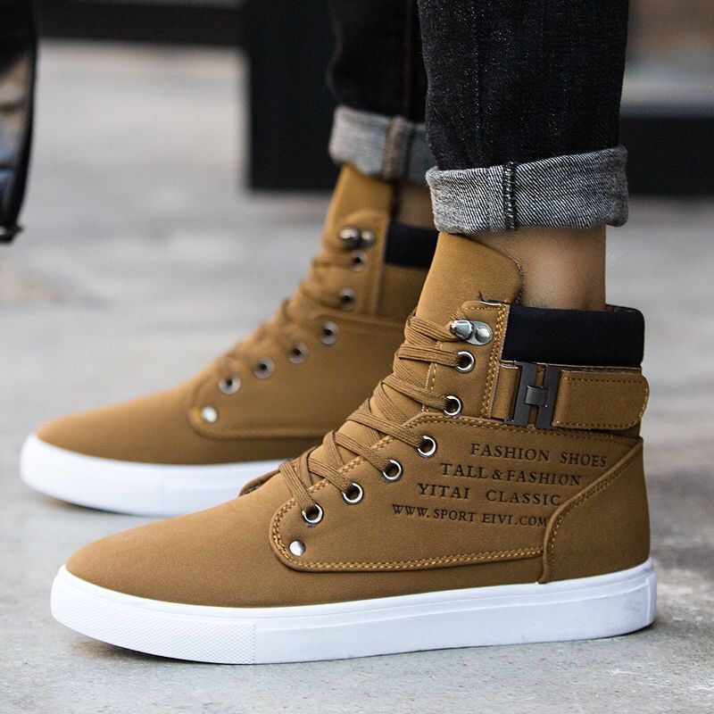 Autumn and Winter Sports Shoes Men's Student Canvas Flat Casual All-match Flat Shoes
