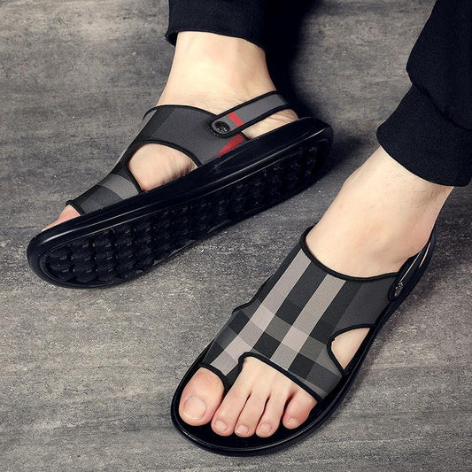 Flip flops summer slippers wear beach sandals Korean version of non-slip outdoor men's sandals