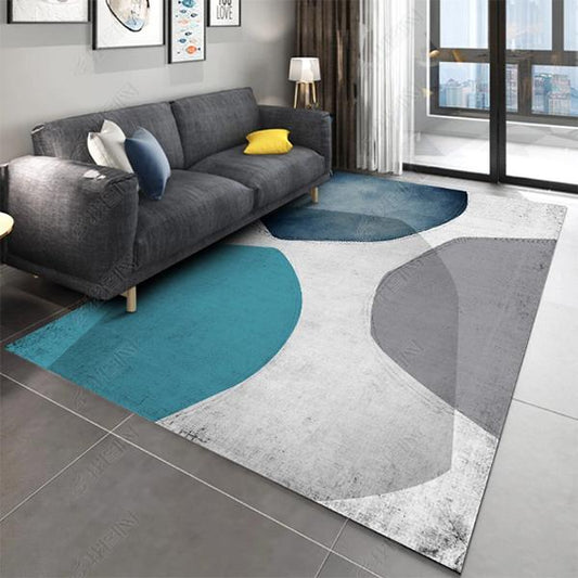 Nordic Minimalist Ins Style Geometric Living Room Sofa Coffee Table Bedroom Household Carpet Tatami Doormat Bedside Blanket