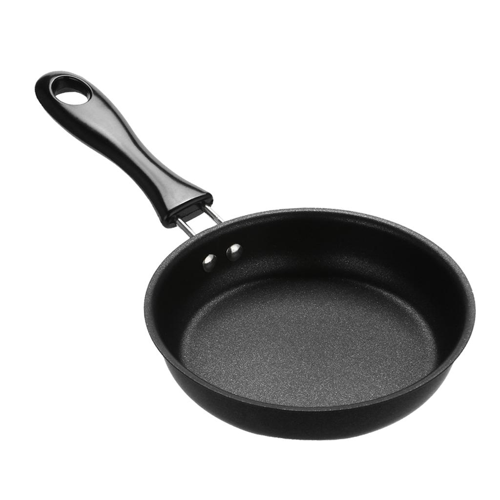 Round Nonstick Flat Pan Egg Pancake Frying Omlette Cookware 12cm 16cm 18cm 20cm 22cm 24cm 26cm