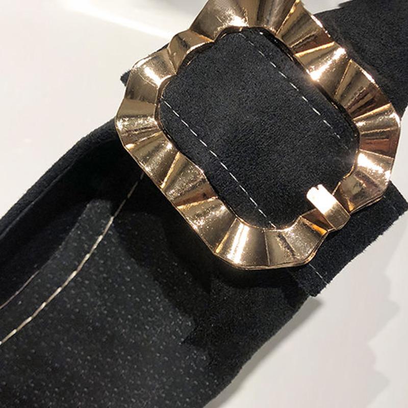 Temperament Pointed Toe Single Shoes Women Flat Shoes Peas Shoes Soft Sole Casual Single Shoes Comfortable Work Shoes