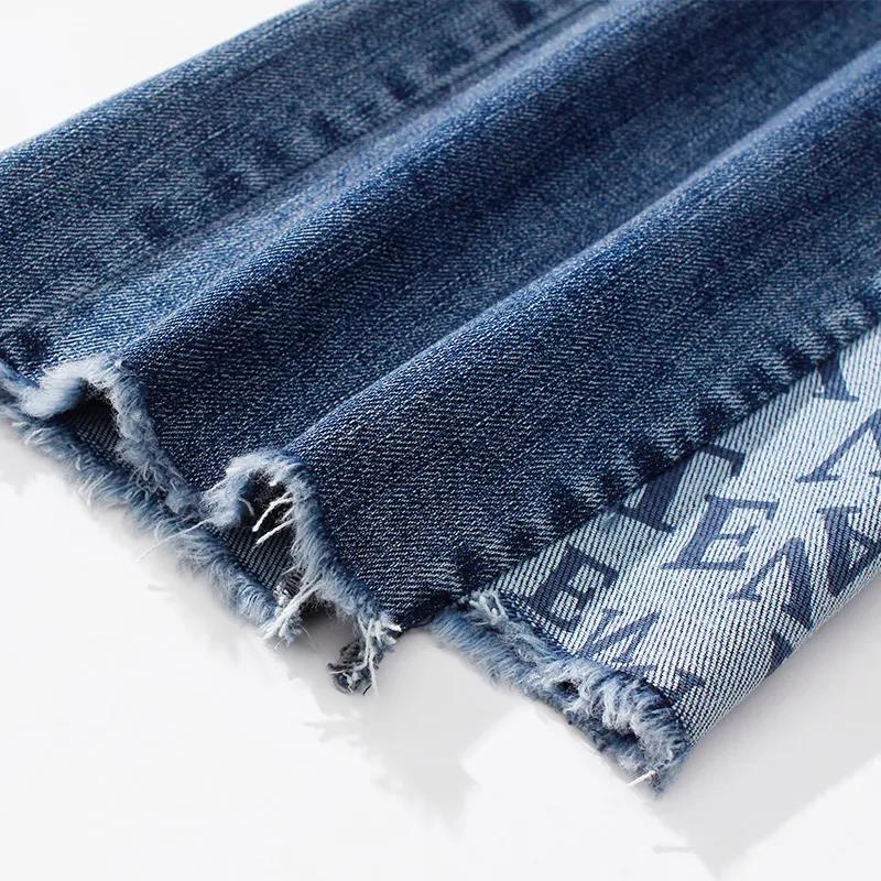 Splicing Wide-leg Jeans Women's 2022 New Korean Version of The High-waisted Slim Vertical Straight-tube Mopping Pants Loose Large Size Tide