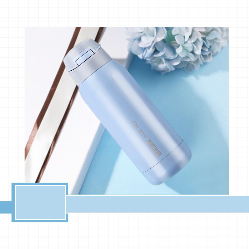 Thermos Mug with Straws for Adults, Men, Women, Children, Children Like Students, Korean Version, Small Capacity Car Water Cup