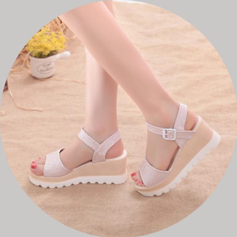 Summer Shoes Woman Platform Sandals Women Soft Leather Casual Open Toe Ladies Shoes Flats
