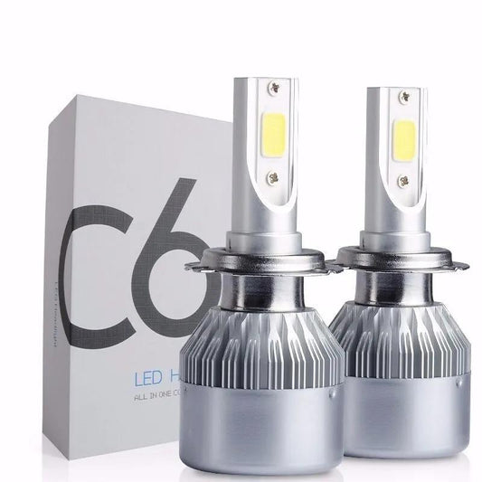High Brightness Car Led Headlight Bulb Super Bright Front Big Bulb H1 H4 H7 H11 High Beam Low Beam Fog Lamp 12V24V Universal