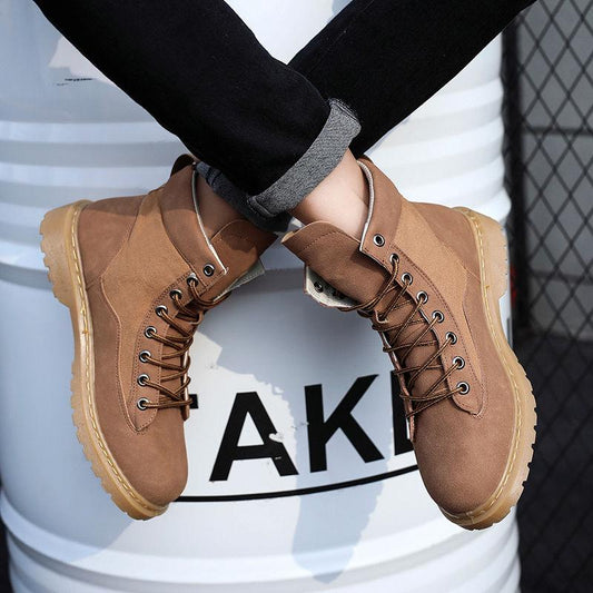 Autumn and Winter Martin Boots Men's Military Boots High Top Shoes Men's Boots Men Ankle Boots