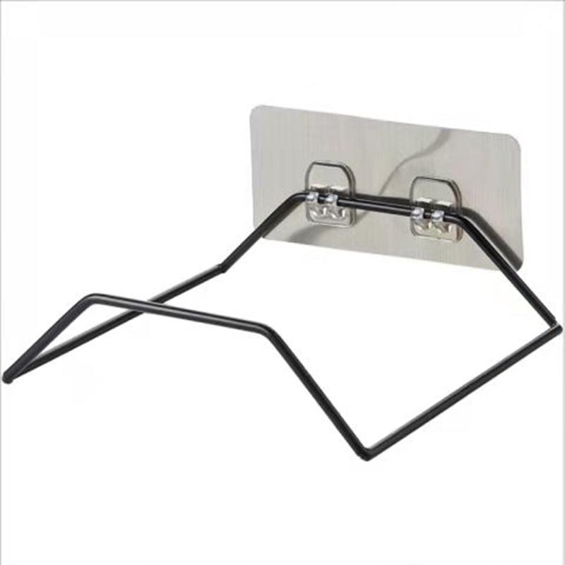 1/3PCS Washbasin Shelf Wall Hanging Towel Rack Free Punch Kitchen Pot Cover Storage Shelf Bathroom Shelf Washbasin Storage Rack Home Organizer