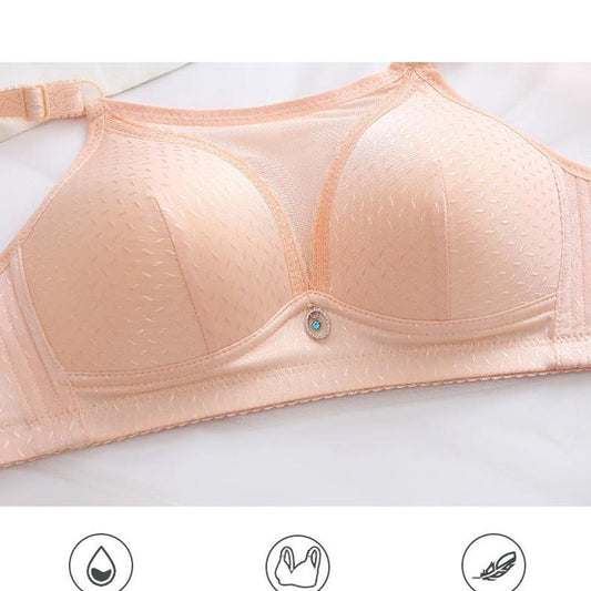 Thin Tube Top Underwear Anti-glare Bra Women Gather and Receive Breast Milk Without Steel Ring Anti-sagging Non-magnetic Bra