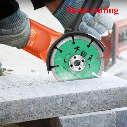 3880W Industrial Luxury Angle Grinder Set with Toolbox Handheld Cord Cutter Polisher Can Cut Metal Stone Glass