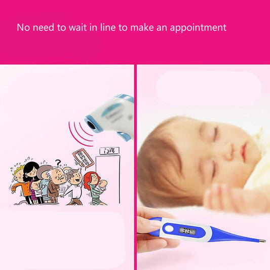 Electronic Thermometer Child Soft Head Precision Baby Oral Thermometer Underarm Thermometer