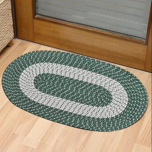 Hand-woven Floor Mats Printed Carpet Floor Mats Door Mats Bathroom Floor Mats Kitchen and Bathroom Door Absorbent Pads