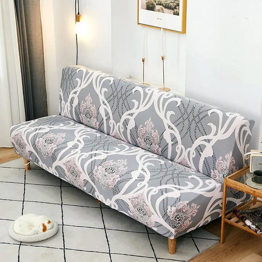 Simple Modern Elastic Sofa Bed Cover Protective Cover Sofa Cover Double Three-person Sofa Cushion Armless Sofa Cover