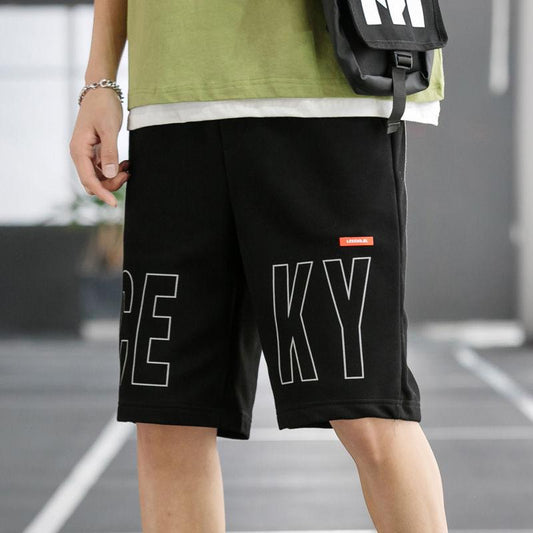 Shorts Men's Five-point Pants Summer New Korean Version of The Trend Loose Straight Casual Basketball Sports Pants