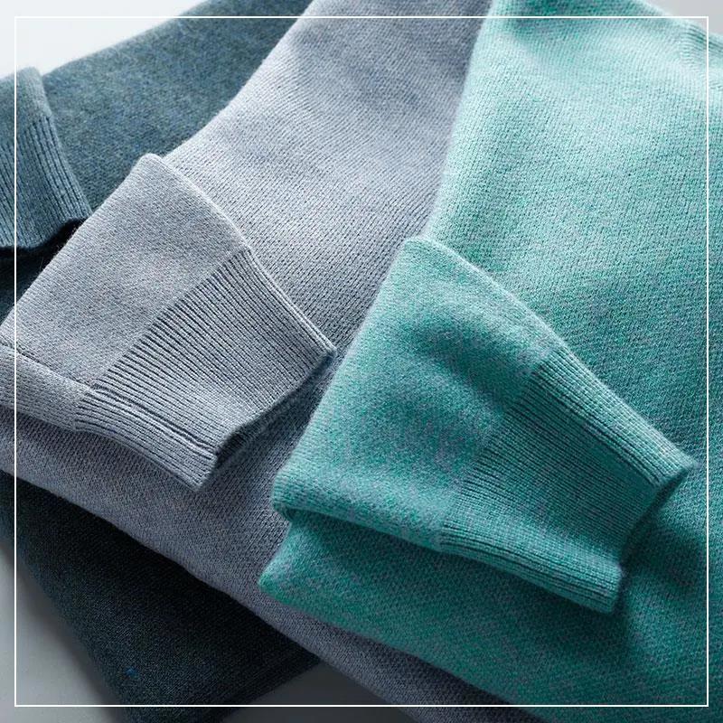 Spring and Autumn Round Collar Sweater Men's Loose Knit Shirt Men's Pullover