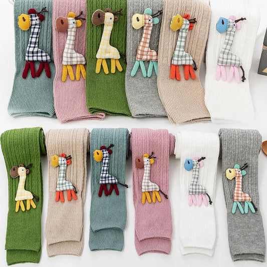 Girl Legging Cute Cartoon Baby Girl Winter Warm Leggings Children's Girls Skirt Pant Bootcut for 2-8T