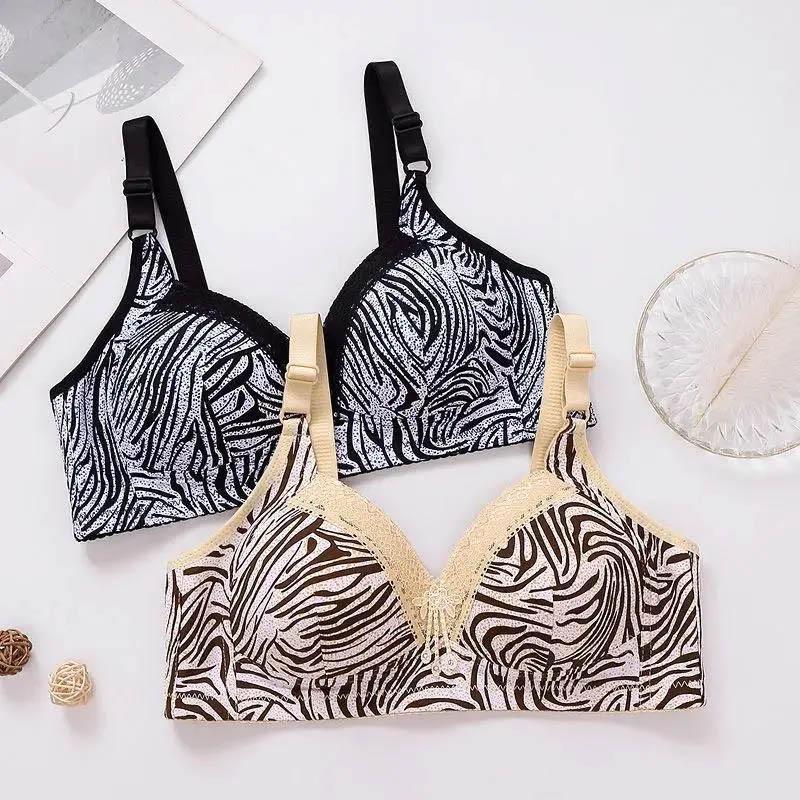 Women's sexy large size large cup bra anti-sagging closed auxiliary breasts gathered no steel ring no magnetic upper support adjustable breathable bra