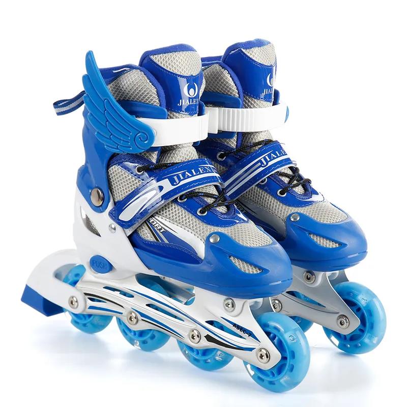Children's Flash Skating Shoes Boys and Girls Roller Skates Colorful Beginner Adjustable and Stable Skates