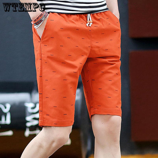 Casual Pants 2019 Summer Men's Beach Pants Large Size Cotton Short
