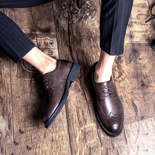 The Trend of Casual Shoes Men's Business Suits Wedding Suit Big Yards Young Men's Shoes