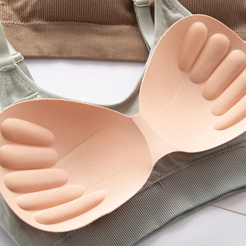 Beautiful Back Wrapped Chest Underwear with Chest Pad Vest Gathered Anti-glare Sleep Bra Without Steel Ring