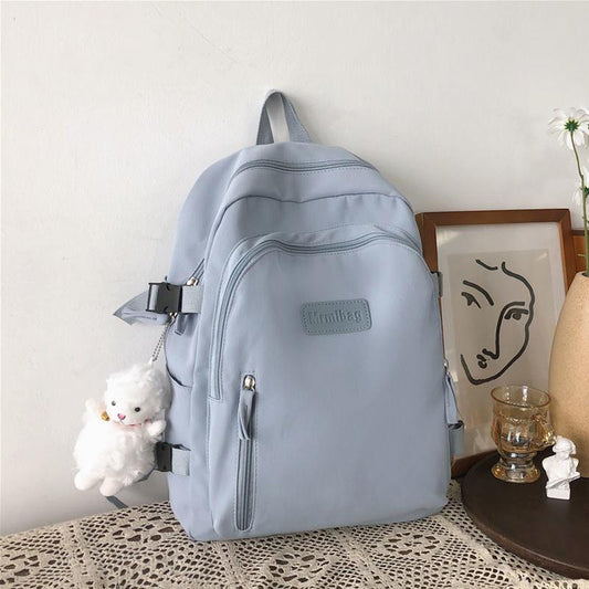 Lightweight School Bag Backpack Junior High School High School Students Large-capacity Fashion All-match Xianqi School Bag