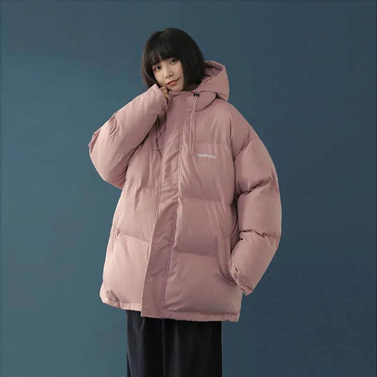 Women's Down Padded Jacket Loose Bread Coat Winter Coat Short Small Quilted Jacket Tide