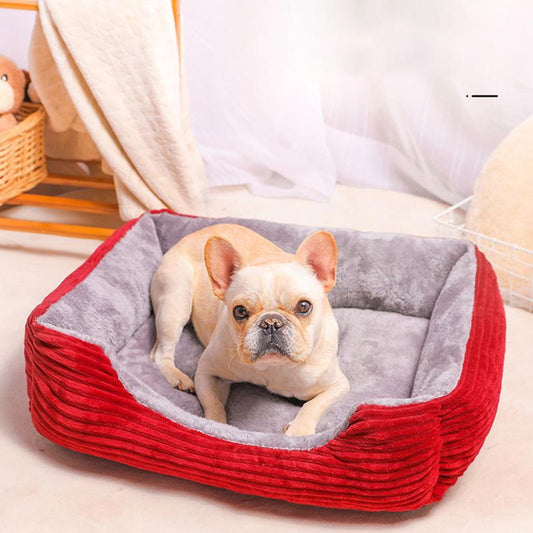 Rectangle Dog Bed Sleeping Bag Kennel Cat Puppy Sofa Bed Pet House Winter Warm Beds Cushion for Small Dogs Soft Dog Bed Large Breed Pet Bed for Cat