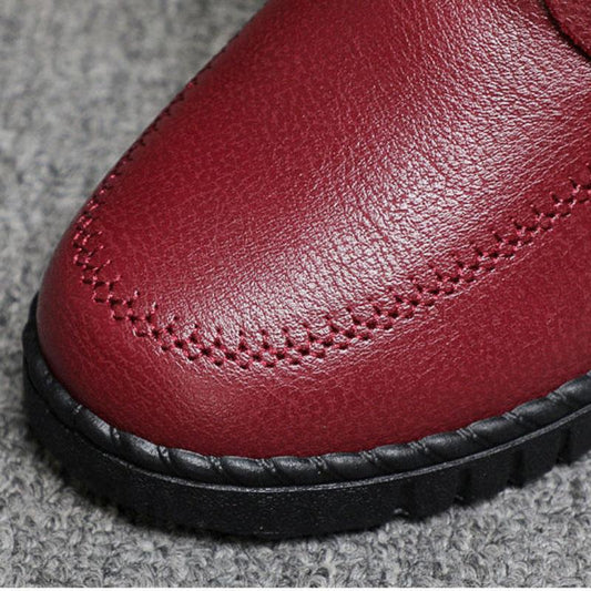 Cotton Shoes Women's Winter Plus Velvet Thick Warm Short Boots Non-slip and Anti-slip Comfortable Shoes with Horizontal Soles