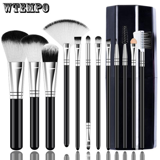 Champagne Makeup Brushes Set for Foundation Powder Blush Eyeshadow Concealer Kit Pincel Maquiagem