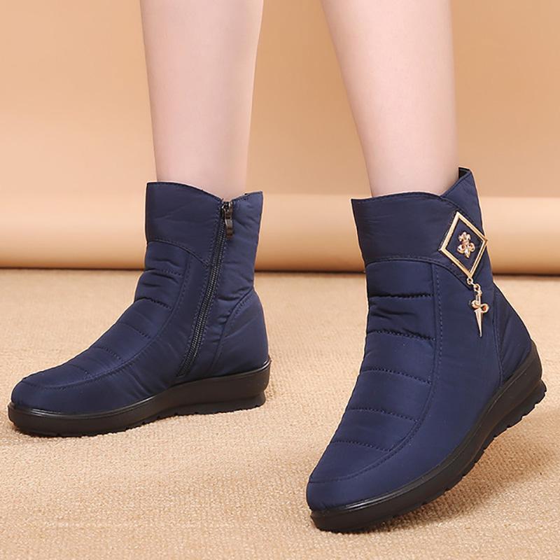 Snow Boots Women Winter Warm Ankle Boots for Women Thick Fur Cotton Shoes Ladies Footwear Outdoor