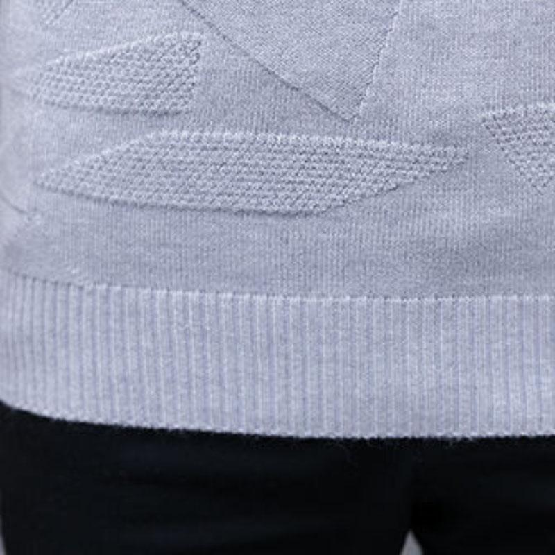Sweater Men's Korean Version of All-match Autumn and Winter Warm and Comfortable Boys' Bottoming Sweater Knitwear