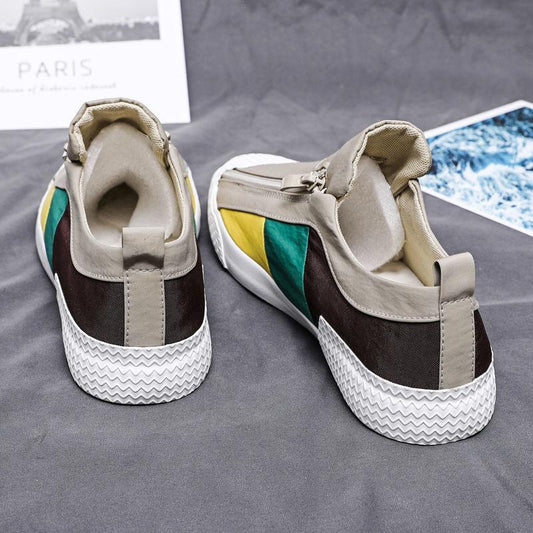 Men's Slip-on Lazy Sneakers Trendy All-match Old Beijing Cloth Shoes Summer Casual Canvas Shoes