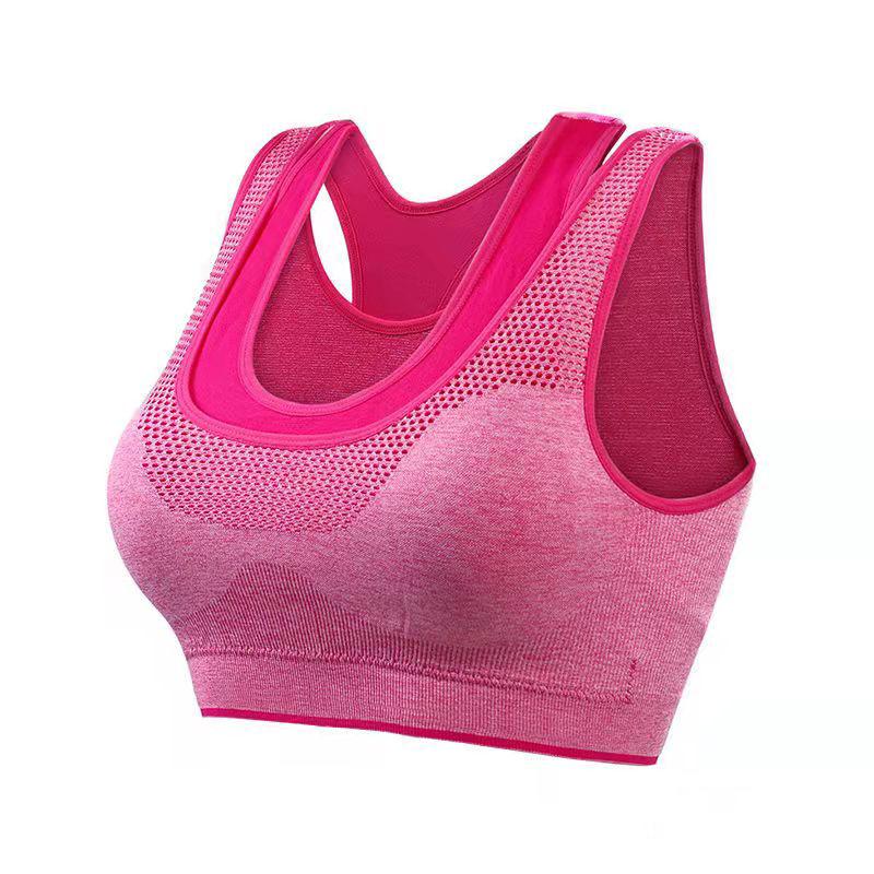 Women's Sports Underwear Gathered Anti-sagging Fitness Bra Running Shockproof Beauty Back Yoga Bra Vest