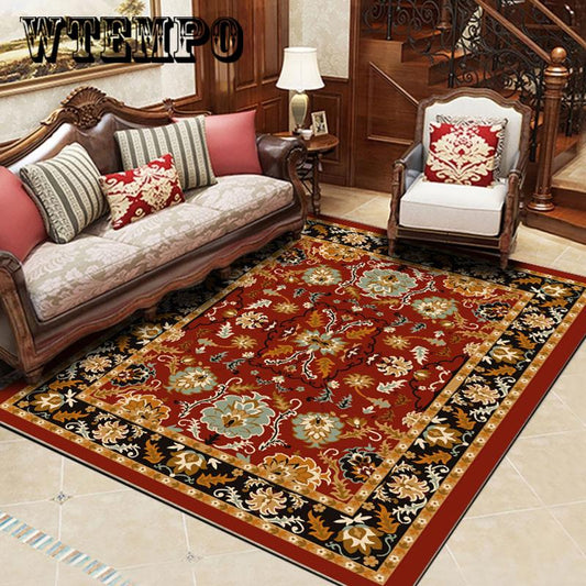 Bohemian Style Carpet Moroccan Carpets Bedroom Sofa Coffee Table Floor Mat Washable Antiskid