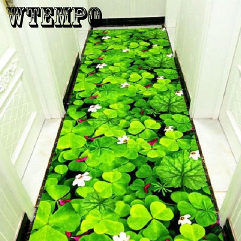3D Carpets European Hallway Doormat Bedroom Living Room Rugs Kitchen Stairs Carpet Anti-skid