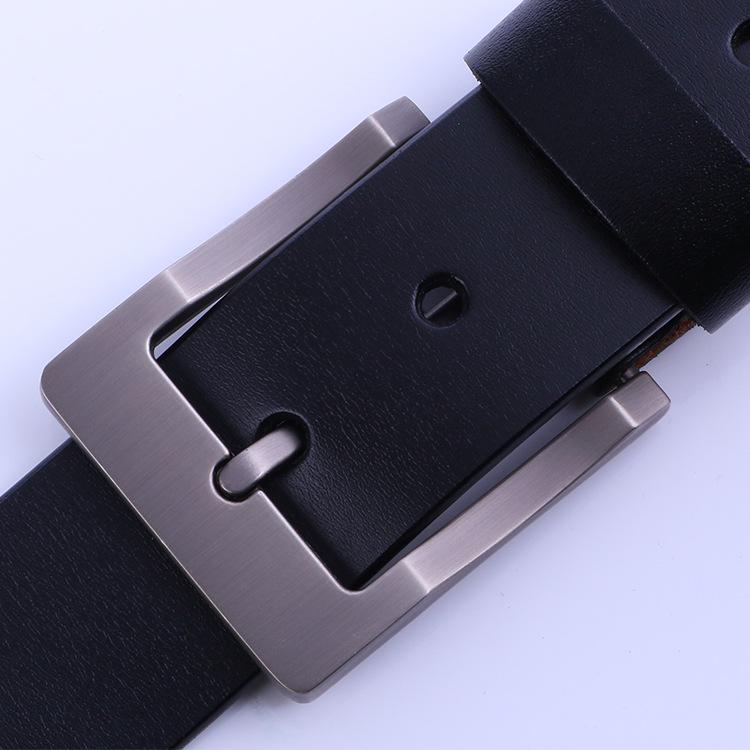 Men Belt Luxury Genuine Leather Belts for Men Buckle